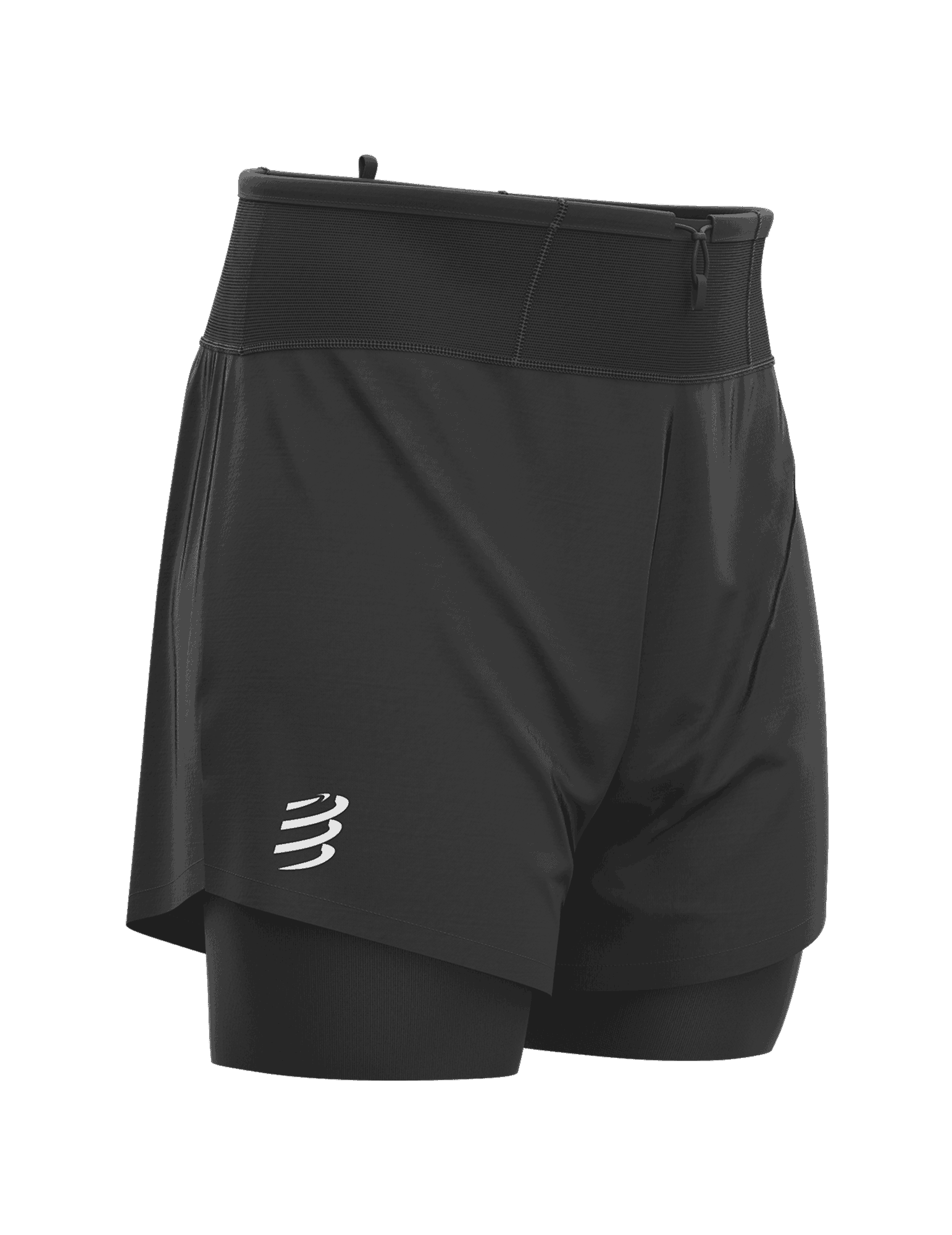 Compressport Pantalones cortos de trail 2 en 1 para hombre 84526
