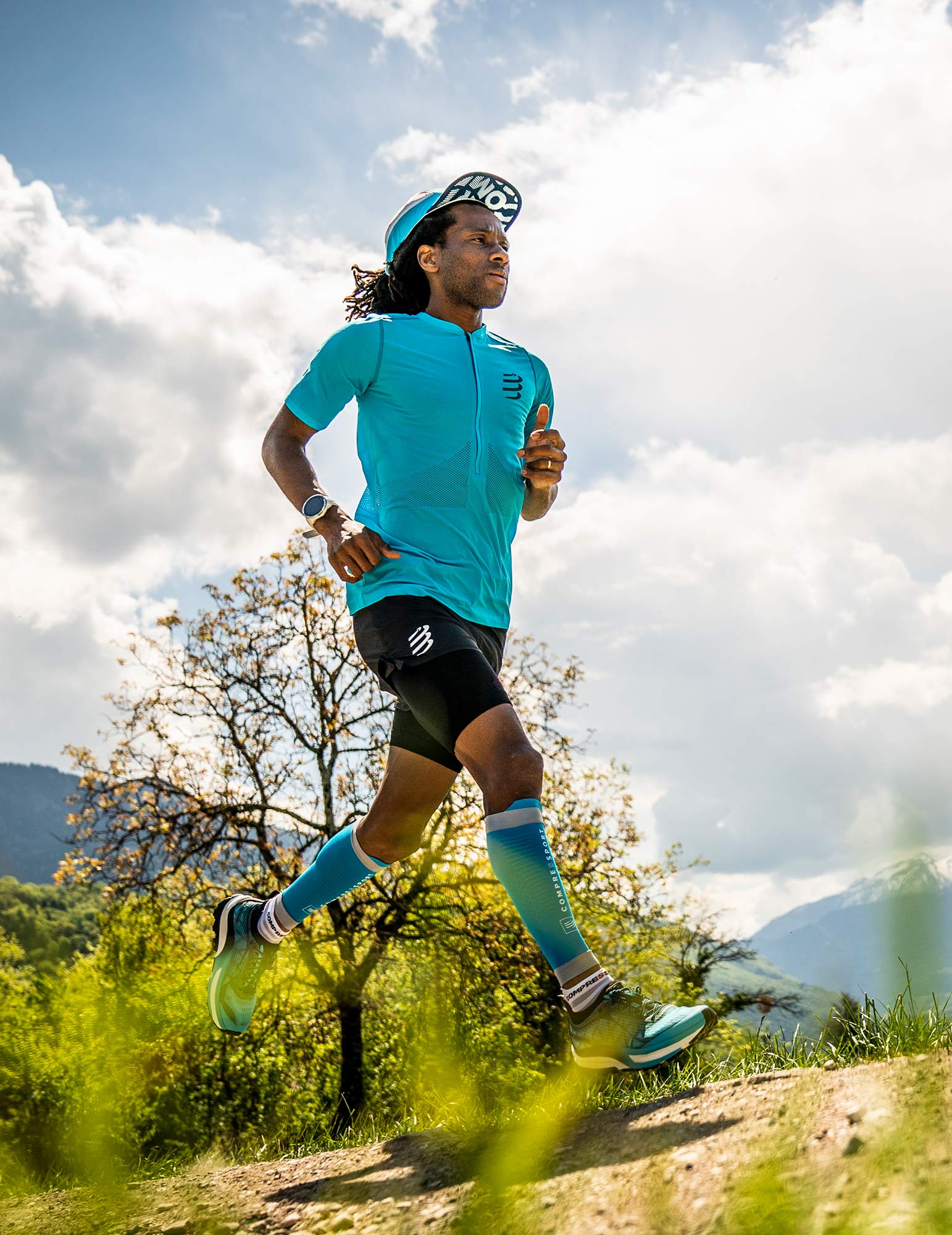 Camiseta Trail de manga corta y media cremallera Compressport Hombre 18 Camiseta trail media cremallera manga corta Homme Compressport 60249