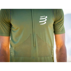 Camiseta Trail de manga corta y media cremallera Compressport Hombre 56 Camiseta trail a courte Trail media cremallera manga corta Homme Compressport 68018