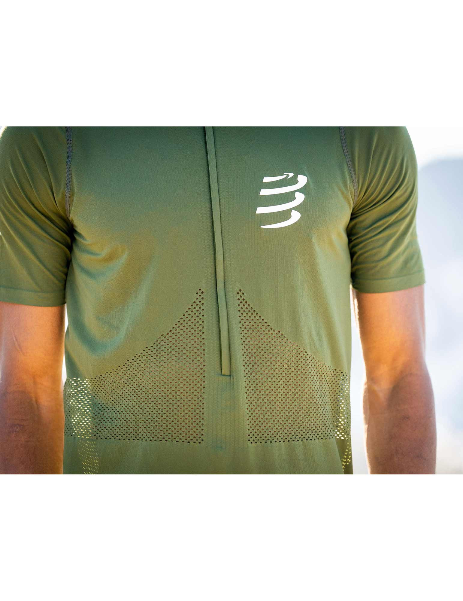 Camiseta Trail de manga corta y media cremallera Compressport Hombre 20 Camiseta trail a courte Trail media cremallera manga corta Homme Compressport 68018