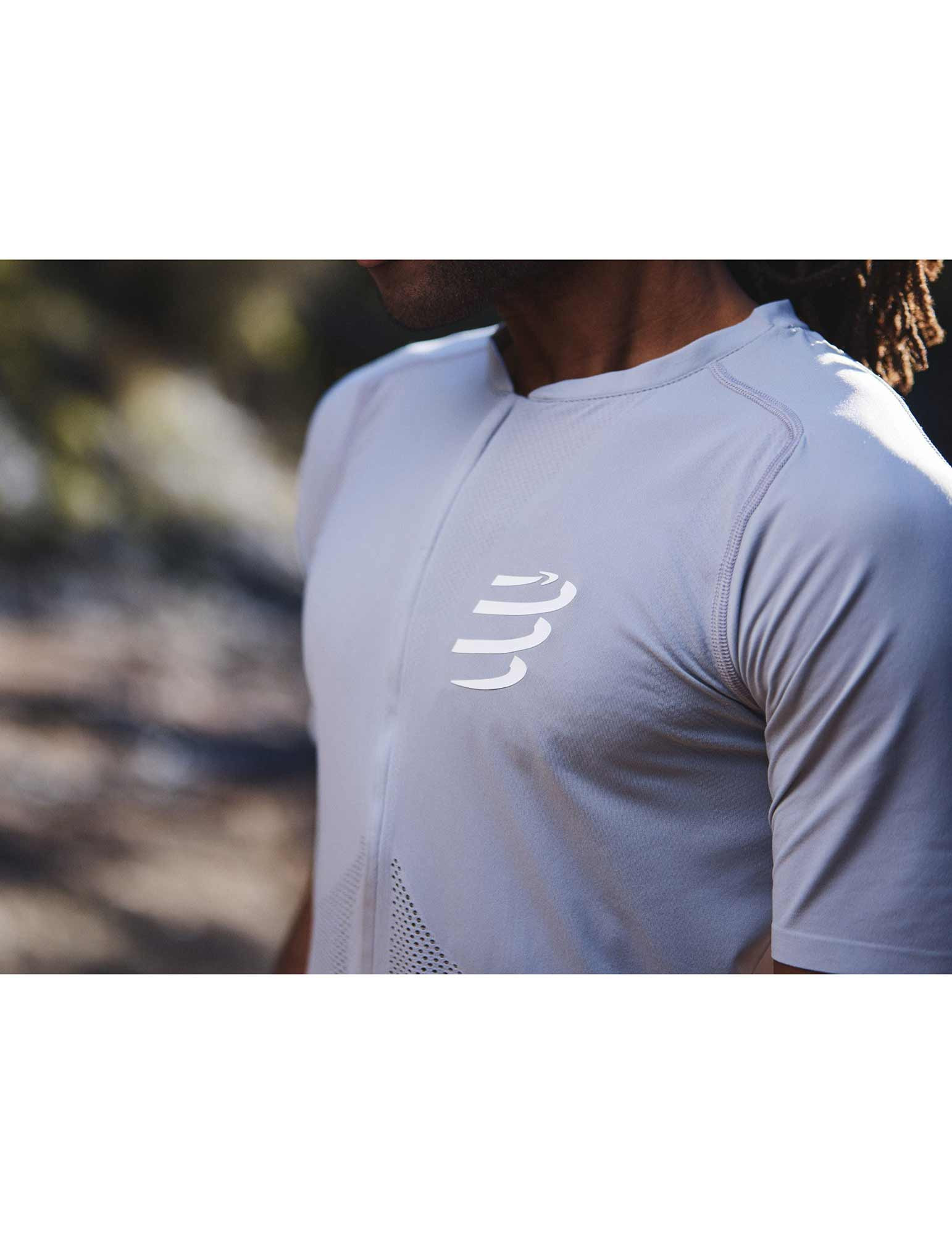 Camiseta Trail de manga corta y media cremallera Compressport Hombre 10 Camiseta trail a courte Trail media cremallera manga corta Homme Compressport 69727