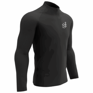 Men's Windproof Seamless Thermoregulation Jacket Compressport 6 Men's Windproof Seamless Half Zip Thermoregulation Jacket Compressport 73559