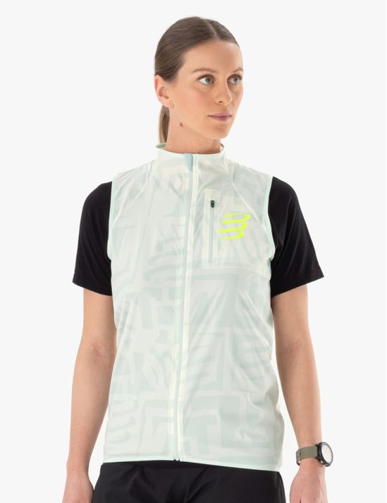 Compressport Women's "Windproof" Ultra Light Sleeveless Jacket 1 Compressport 99964 Women's Windproof Ultra Lightweight Sleeveless Jacket