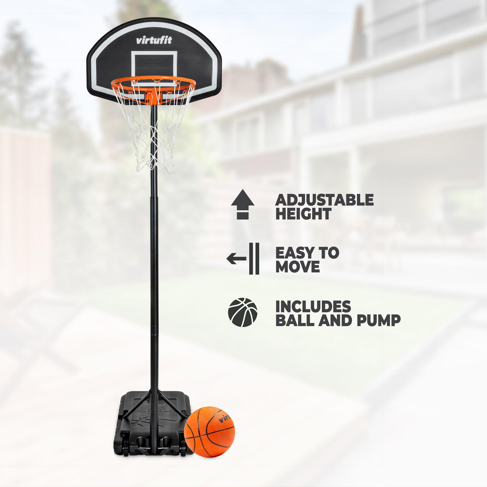 Canestro da basket autoportante VirtuFit da 1,7 m a 2,15 m - immagine 4