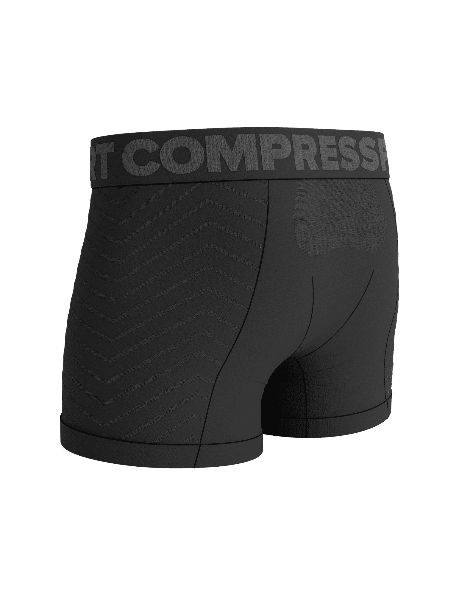 Calções boxer "Seamless" para homem Compressport 2 Cuecas boxer sem costuras Compressport 9495