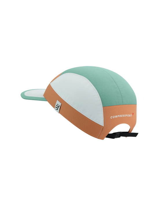 Gorra deportiva transpirable y ajustable Compressport "Gorra ligera de 5 paneles 5 Gorra deportiva transpirable y ajustable Gorra ligera de 5 paneles Compressport 49827