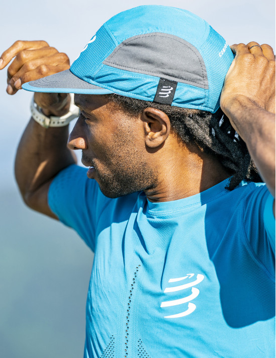 Gorra deportiva transpirable y ajustable Compressport "Gorra ligera de 5 paneles 22 Gorra deportiva transpirable y ajustable Gorra ligera de 5 paneles Compressport 55154