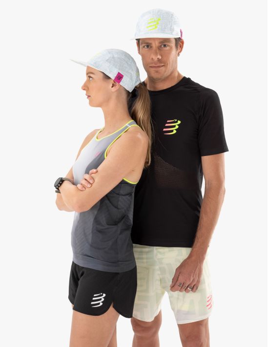 Gorra deportiva transpirable y ajustable Compressport "Gorra ligera de 5 paneles 15 Gorra ligera transpirable y ajustable de 5 paneles Compressport 59507