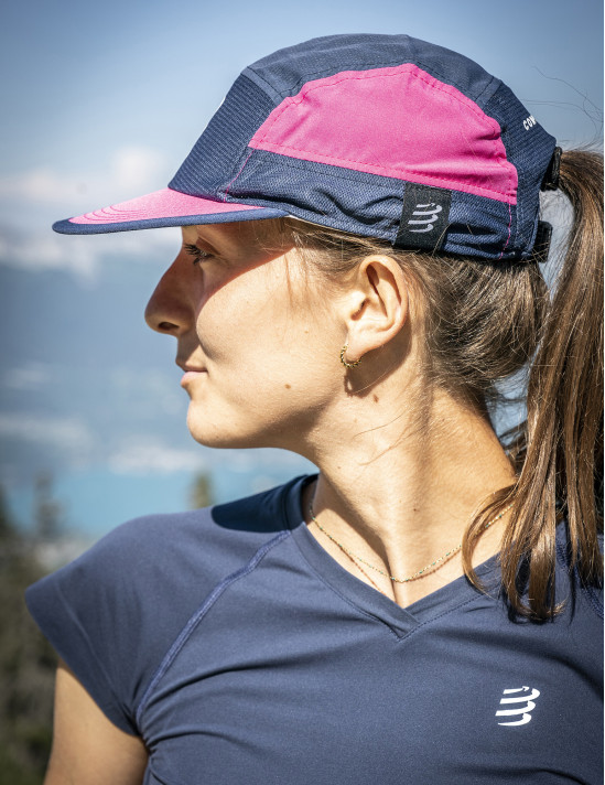 Gorra deportiva transpirable y ajustable Compressport "Gorra ligera de 5 paneles 25 Gorra deportiva transpirable y ajustable Gorra ligera de 5 paneles Compressport 65765