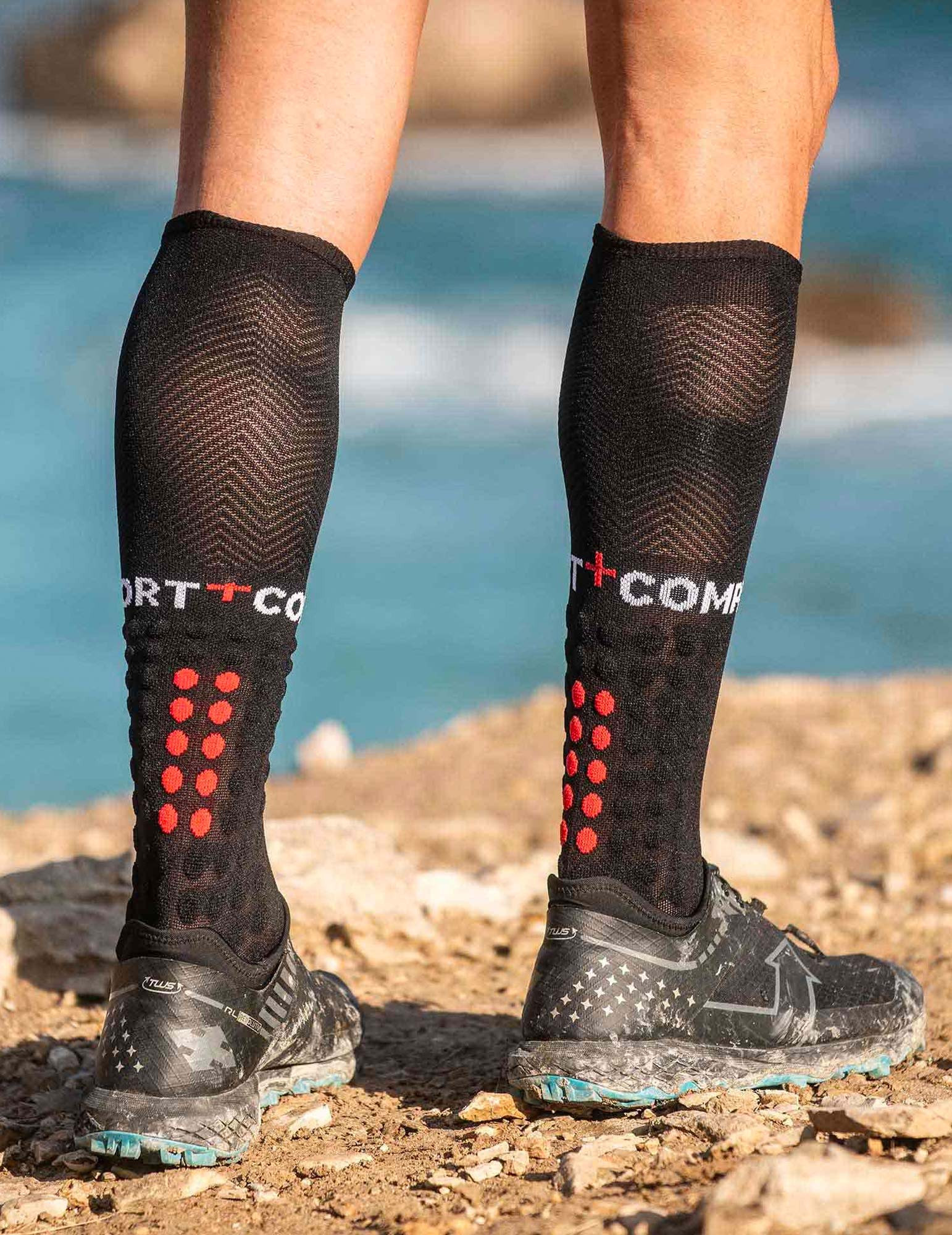 Chaussettes hautes compression "Full Socks Run" Compressport (lot de 2) 8 Chaussettes hautes compression Full Socks Run Compressport lot de 2 48284