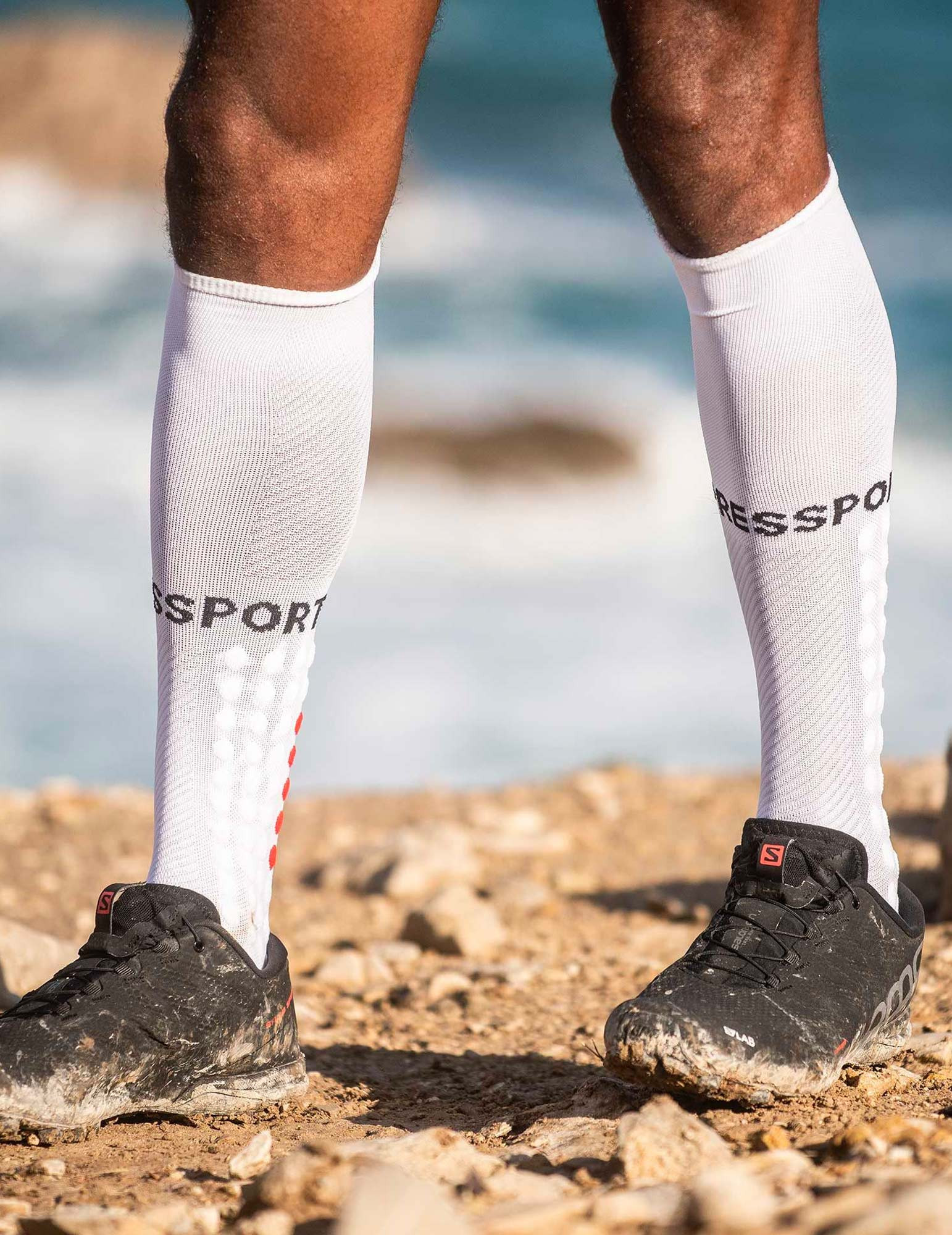 Chaussettes hautes compression "Full Socks Run" Compressport (lot de 2) 4 Chaussettes hautes compression Full Socks Run Compressport lot de 2 54748