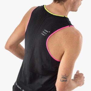 Men's "Pro racing Singlet" running tank top Compressport 40 Tank top t shirt running Pro racing Singlet Homme Compressport 18293