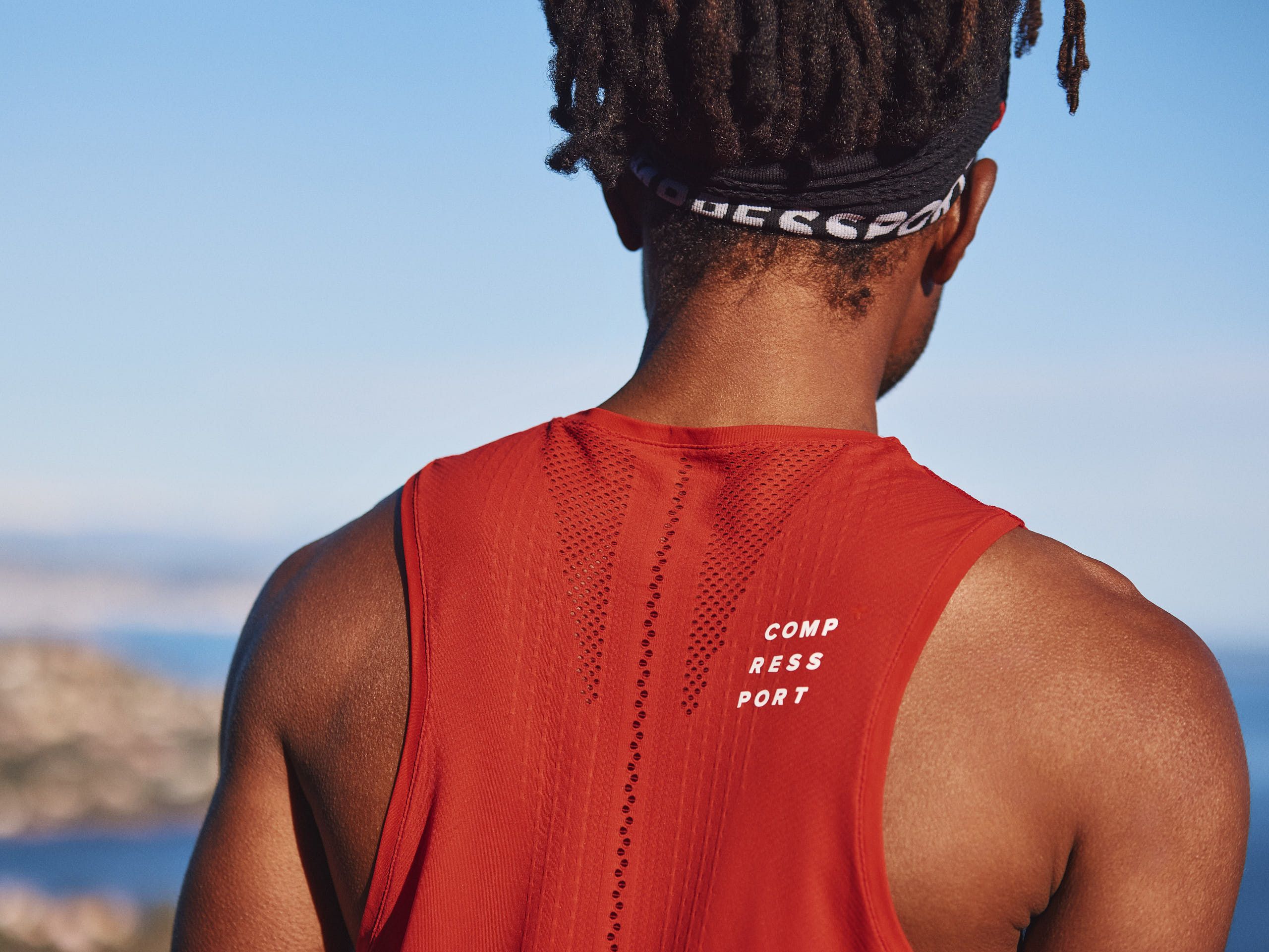 Men's "Pro racing Singlet" running tank top Compressport 4 Tank top t shirt running Pro racing Singlet Homme Compressport 49604