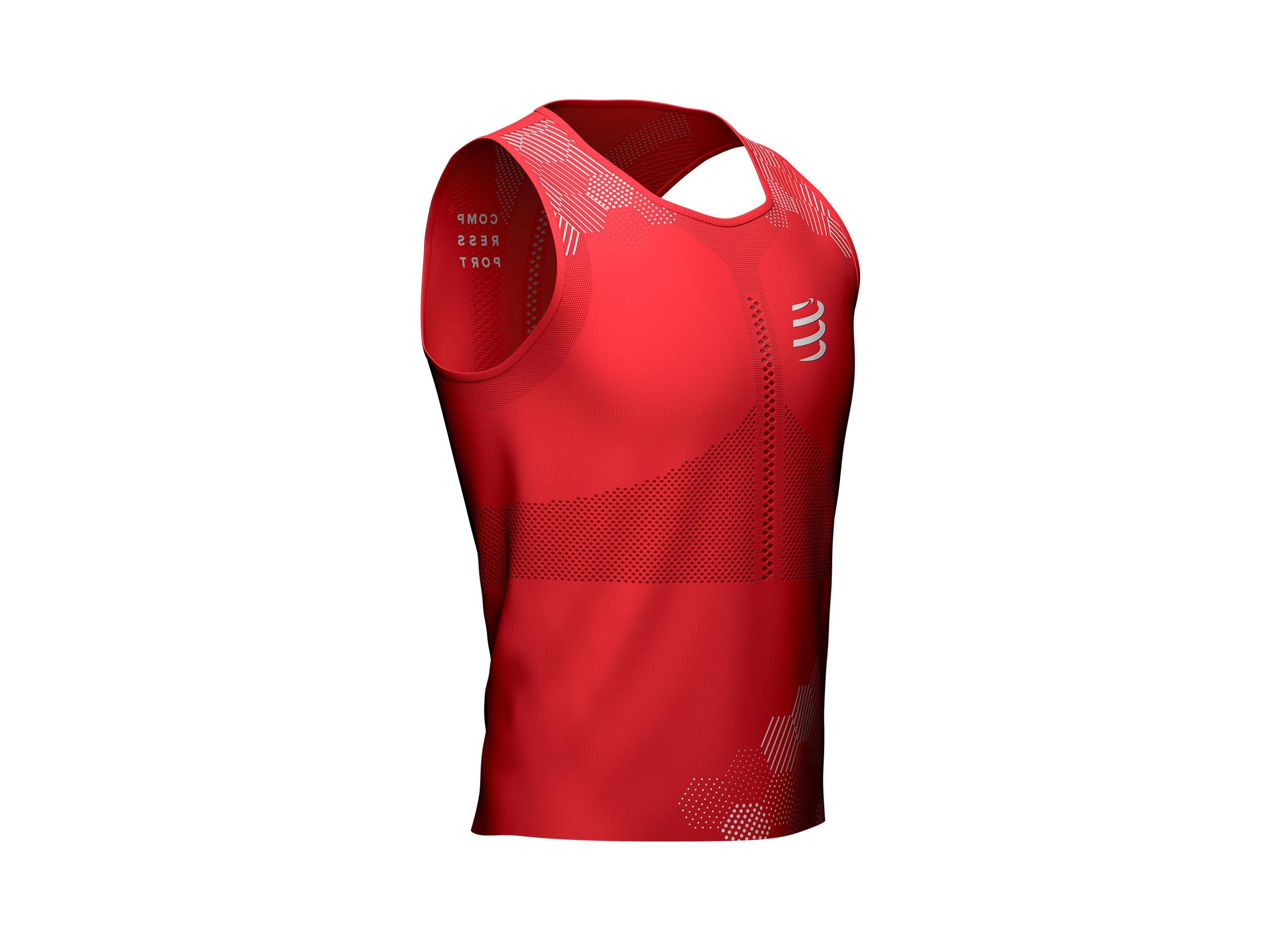 Men's "Pro racing Singlet" running tank top Compressport 1 Tank top t shirt running Pro racing Singlet Homme Compressport 84329