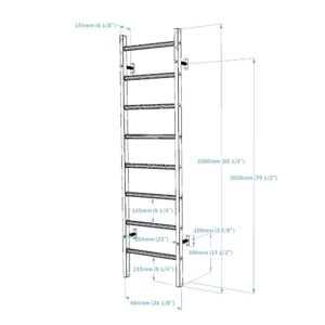 Maca "200W BenchK 8 Espalier 200W BenchK 93439