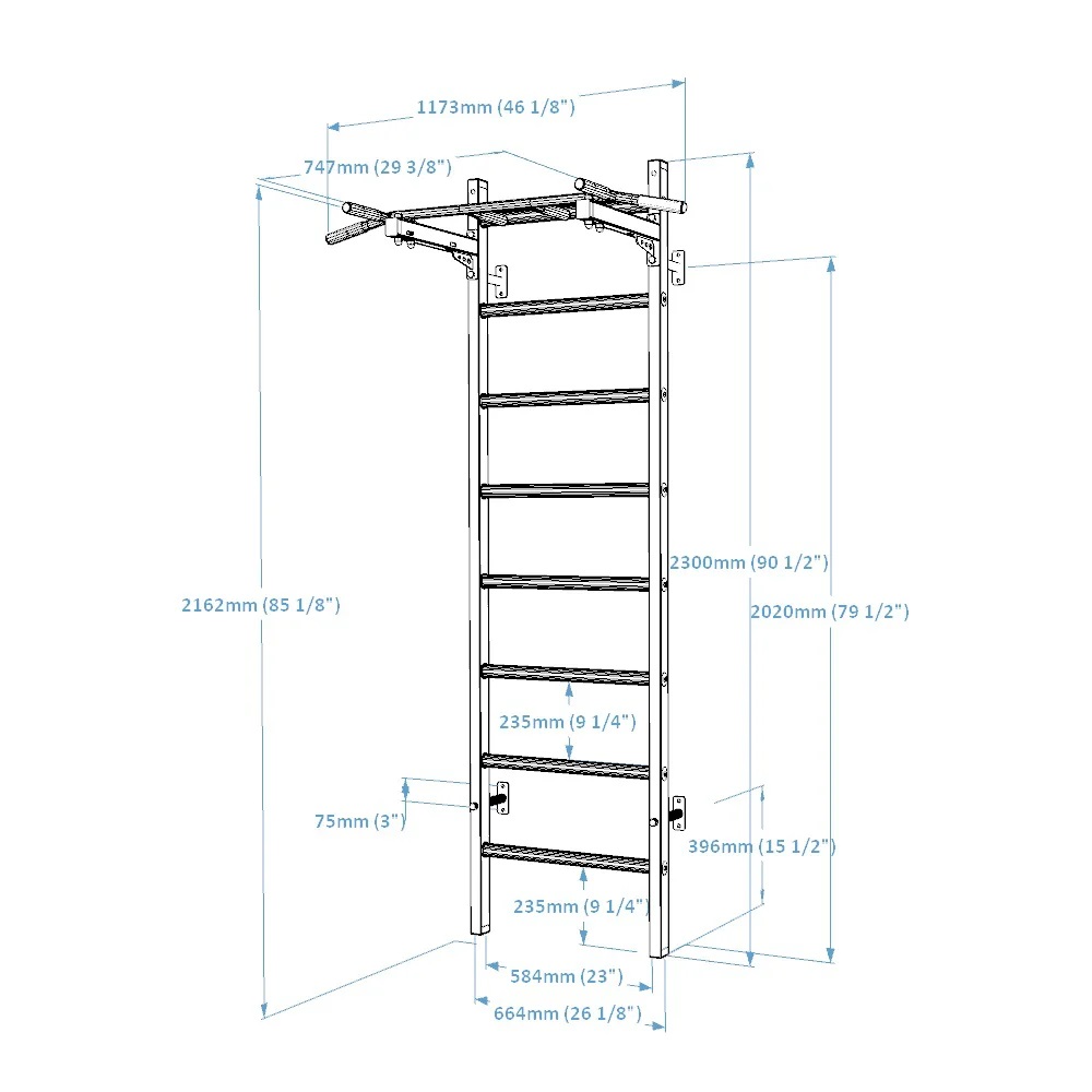 Barra extensível "221B BenchK 7 Espalier 221B BenchK 30812