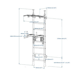 522W" stretcher BenchK 12 Espalier 522W BenchK 41105