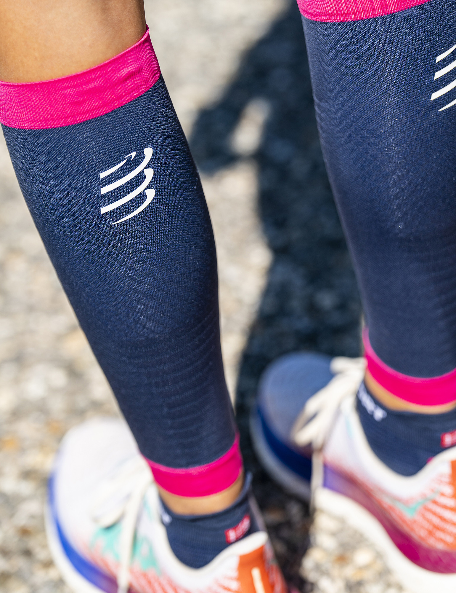 Manicotti a compressione per polpacci "R2 3.0" Compressport (set di 2) 12 R2 3.0 Compressport - Manicotti a compressione per polpacci Set di 2 1217