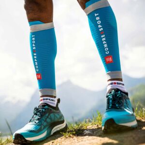 Manicotti a compressione per polpacci "R2 3.0" Compressport (set di 2) 74 Compressport R2 3.0 Calf Compression Sleeves Set di 2 58256
