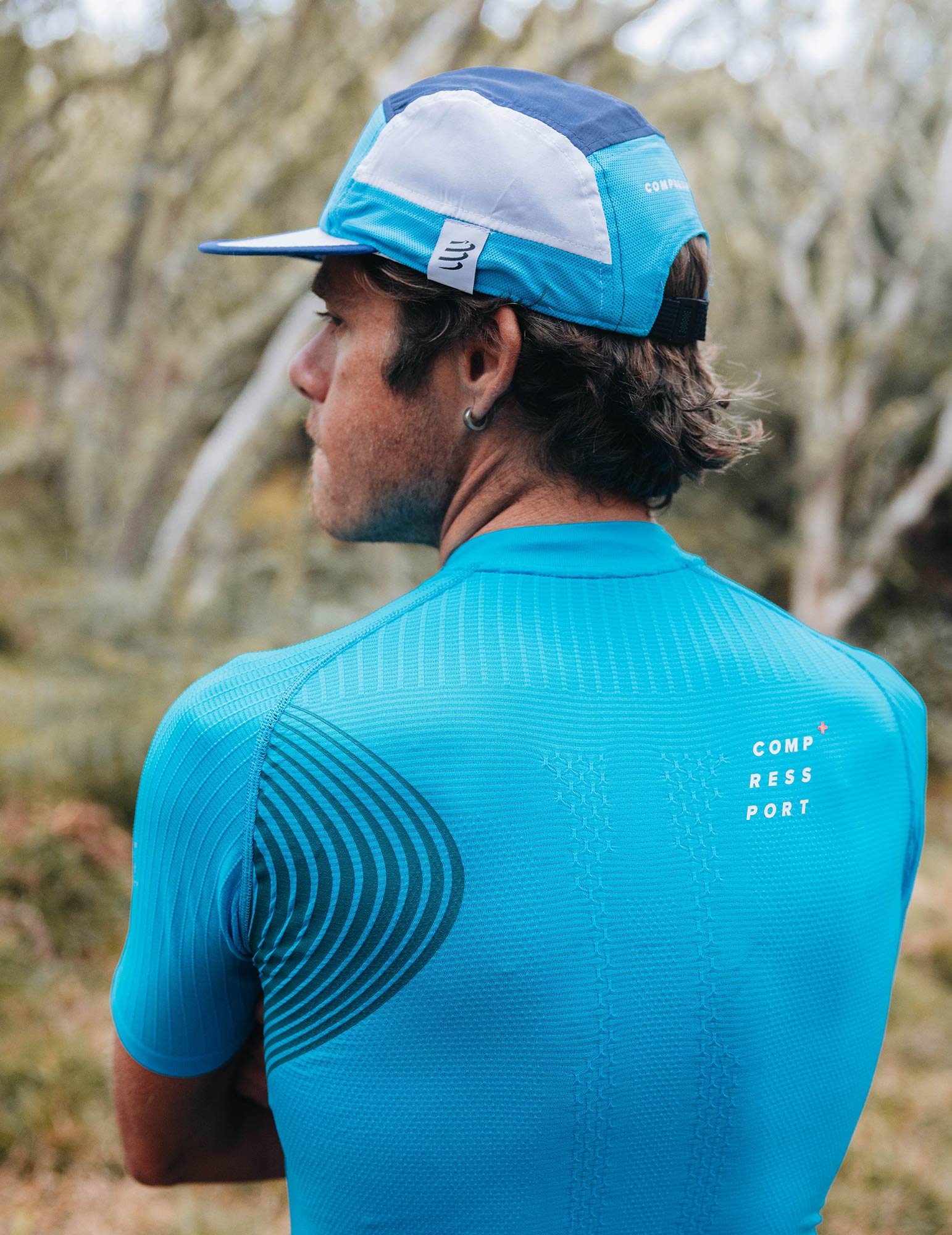Camiseta de trail para hombre "Trail postural SS top" Compressport 3 Camiseta de trail postural SS para hombre Compressport 35749