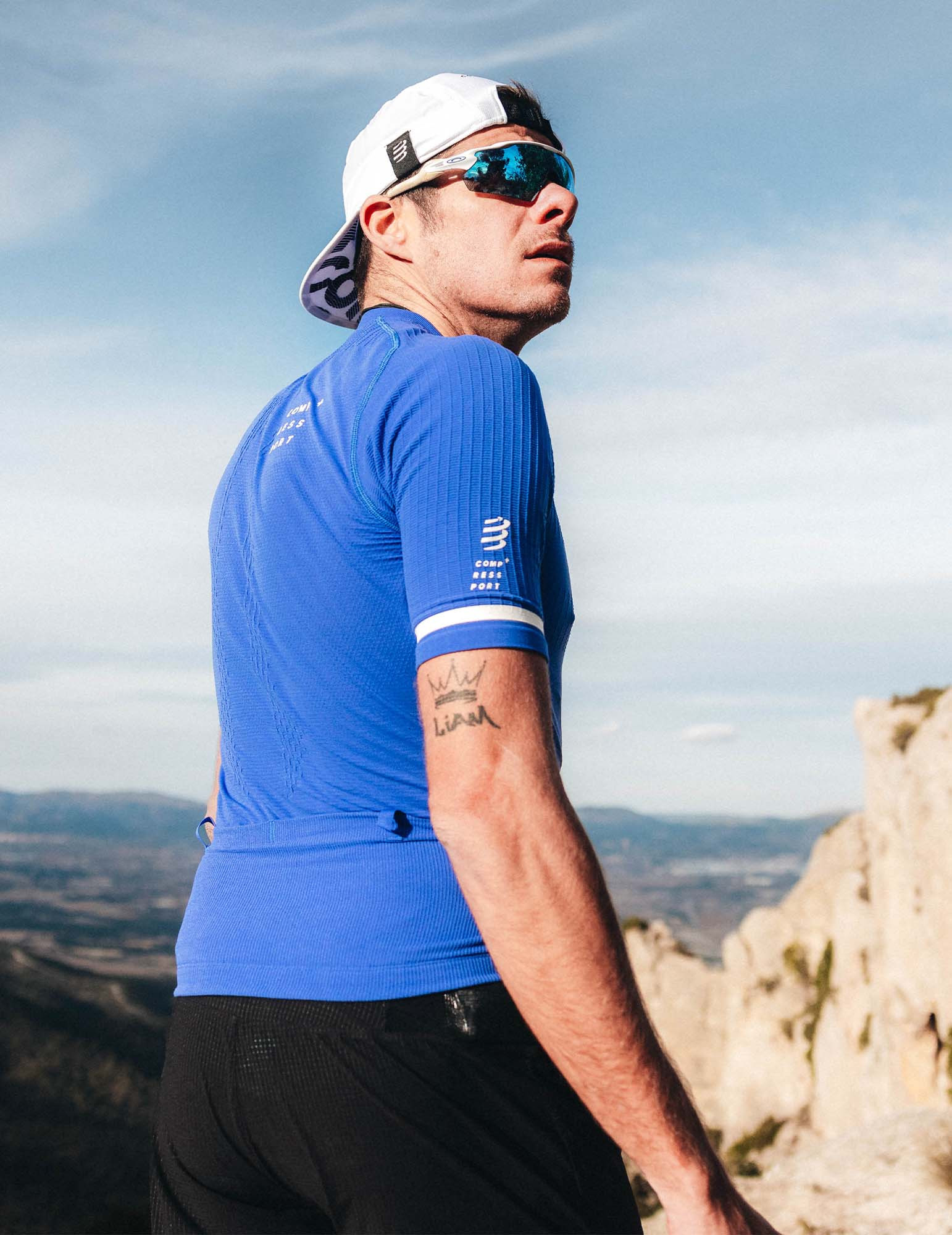 Camiseta de trail para hombre "Trail postural SS top" Compressport 9 Camiseta de trail postural SS para hombre Compressport 8865