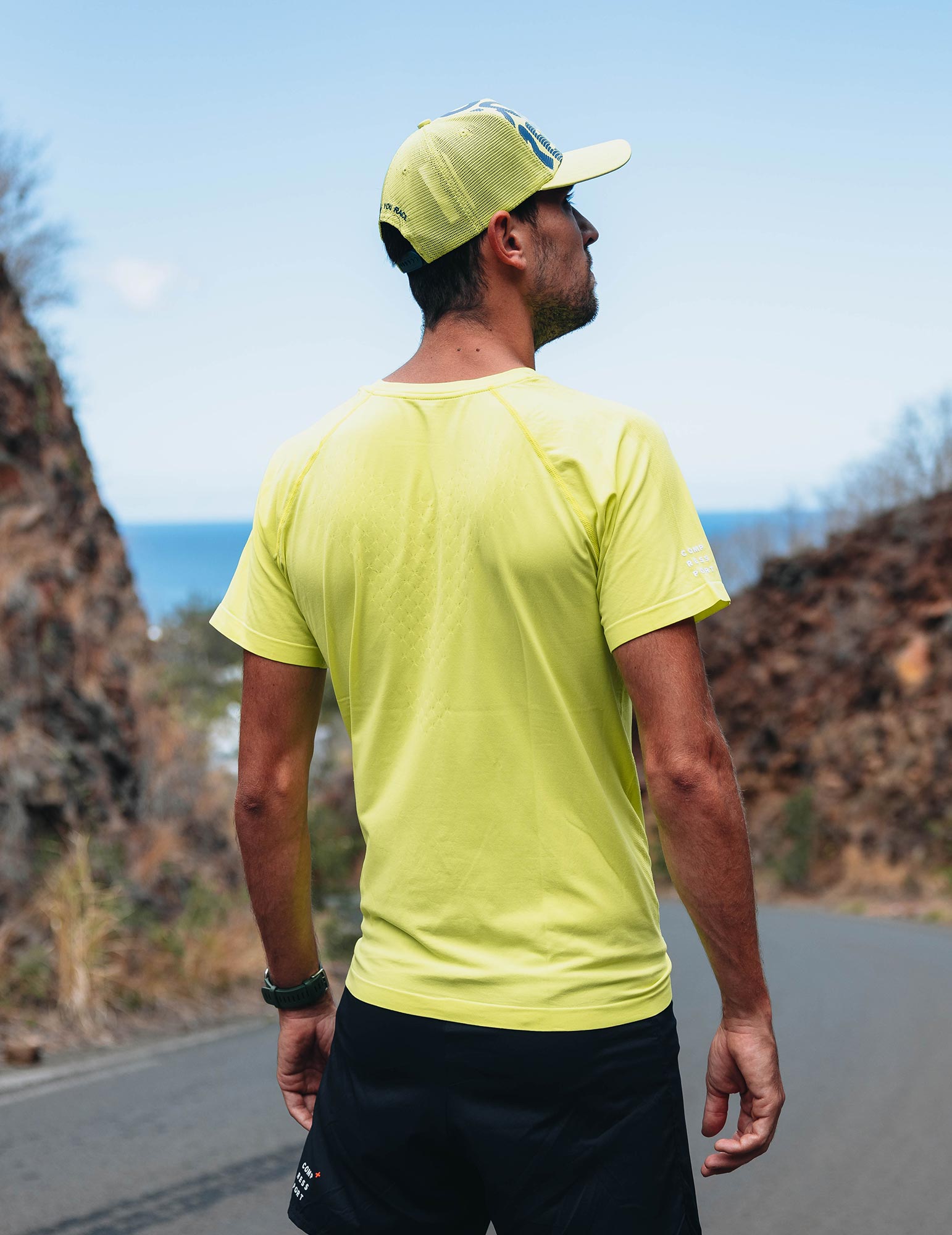 Heren SS Training functioneel T-shirt Compressport 31480