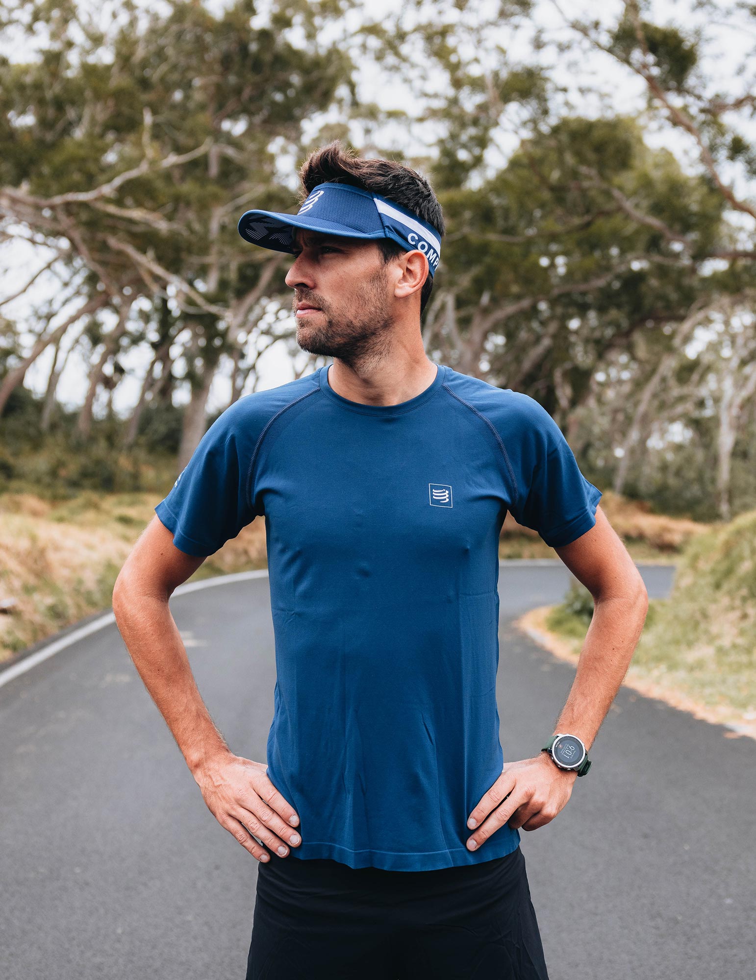 Heren SS Training functioneel T-shirt Compressport 35395