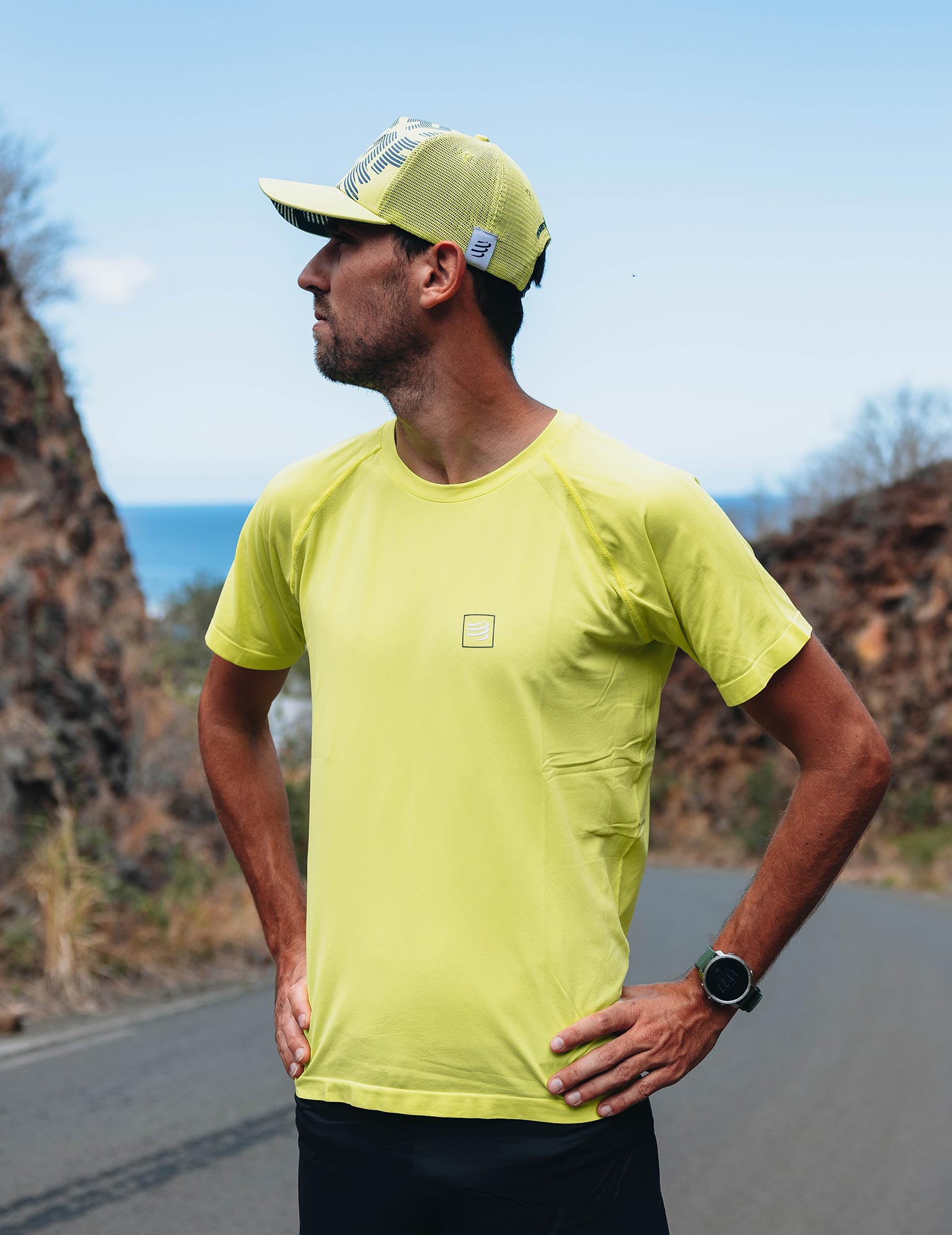 Heren SS Training functioneel t-shirt Compressport 93239