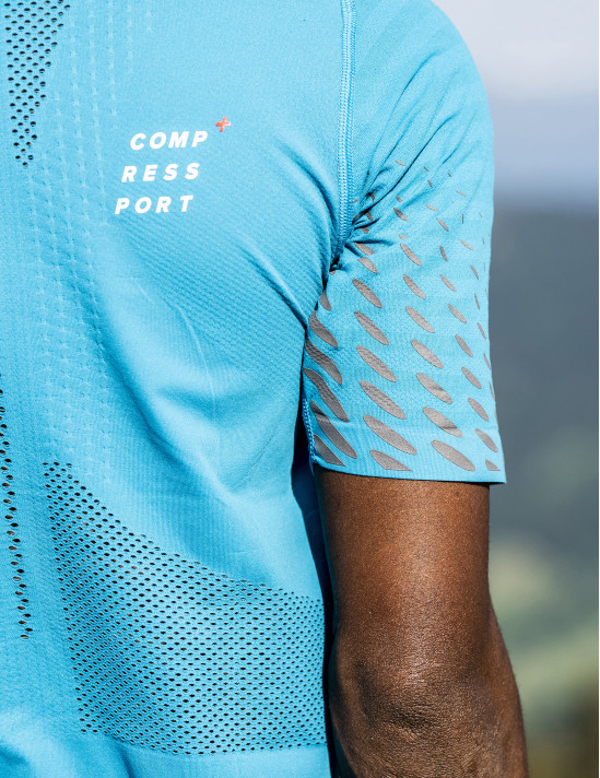 Tshirt Racing SS da uomo Compressport 16 T shirt running SS Tshirt M Uomo Compressport 14031