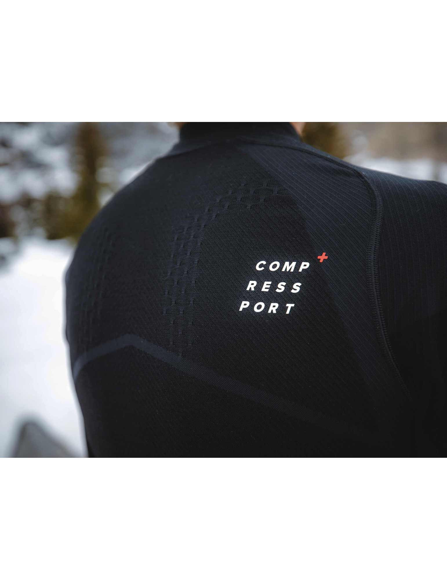Maglietta da uomo "Winter trail postural" a maniche lunghe Compressport 5 Maglietta uomo Winter trail postural a manica lunga Compressport 29598