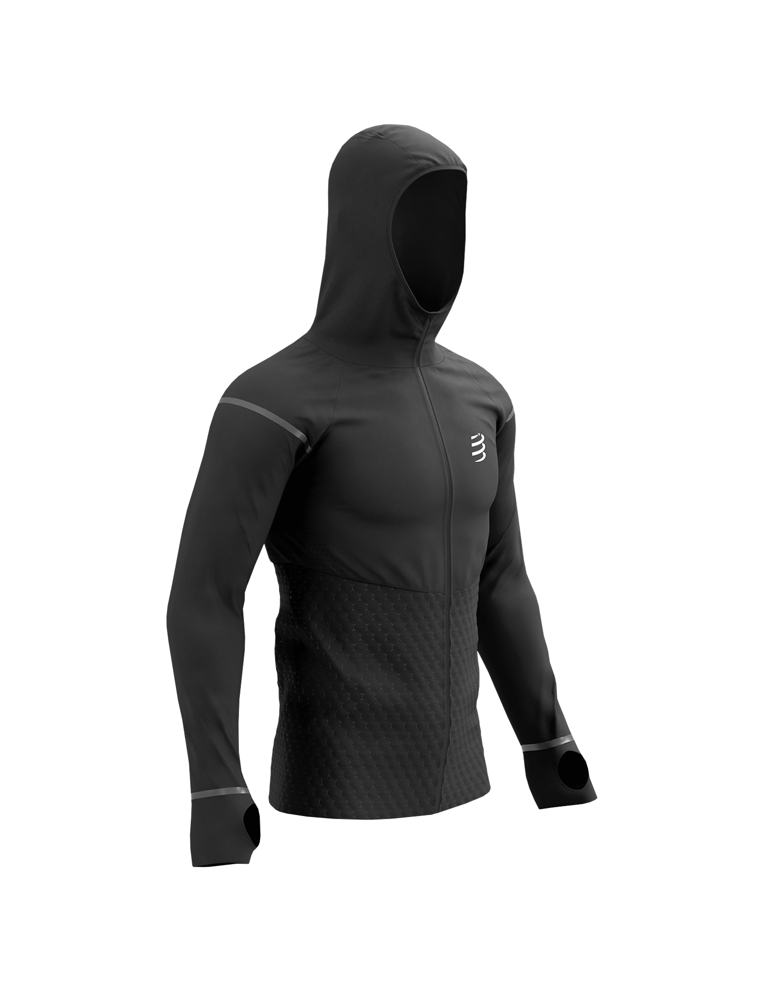 Chaqueta deportiva Compressport "Winter Insulated 10/10" para hombre 2 Compressport 6521 Chaqueta deportiva 1010 aislante de invierno para hombre