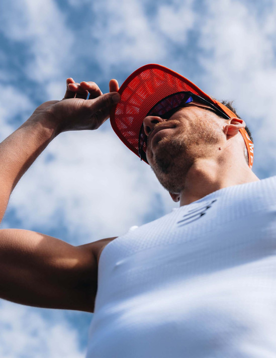Spiderweb Ultralight Visor" running visor Compressport 6 Spiderweb Ultralight Visor running visor Compressport 30398
