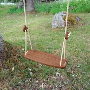Altalena "Classic Outdoor" in noce Lillagunga 34 Dondolo classico per esterni in noce Lillagunga 33025