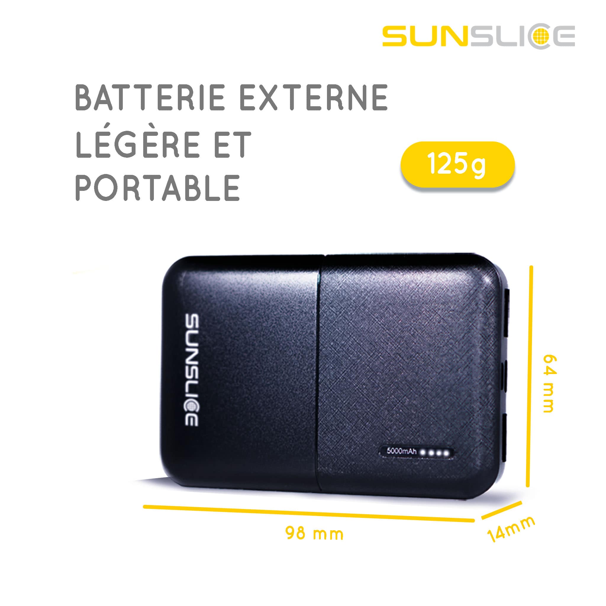 Gravity 5" batteria esterna Sunslice 4 Batteria esterna Gravity 5 Sunslice 55833