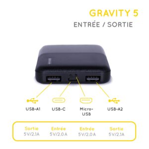 Gravity 5" batteria esterna Sunslice 12 Batteria esterna Gravity 5 Sunslice 83656