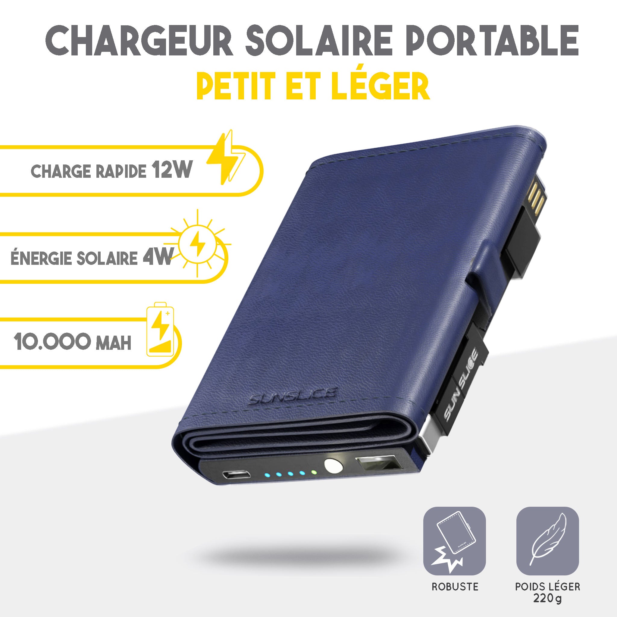 Caricabatterie solare portatile da 4W Sunslice 4 Caricabatterie solare portatile da 4W Sunslice 73894