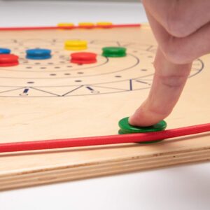 Jogo de curling de mesa Pedalo 4 Conjunto de caracóis de mesa Pedalo 65673