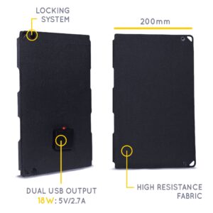 Fusion Flex 24" pannello solare portatile Sunslice 12 Pannello solare portatile Fusion Flex 24 Sunslice 71787