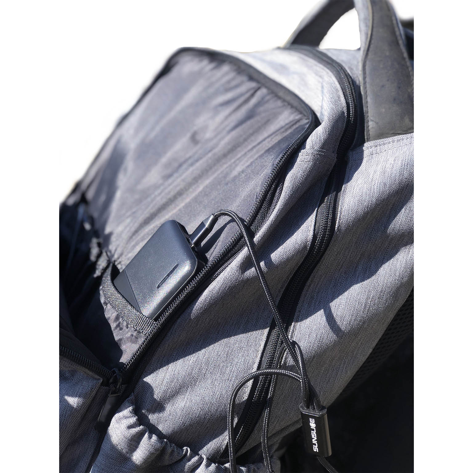Solar backpack battery charger 8W "Zenith" Sunslice 2 Solar backpack battery charger 8W Zenith Sunslice 79909