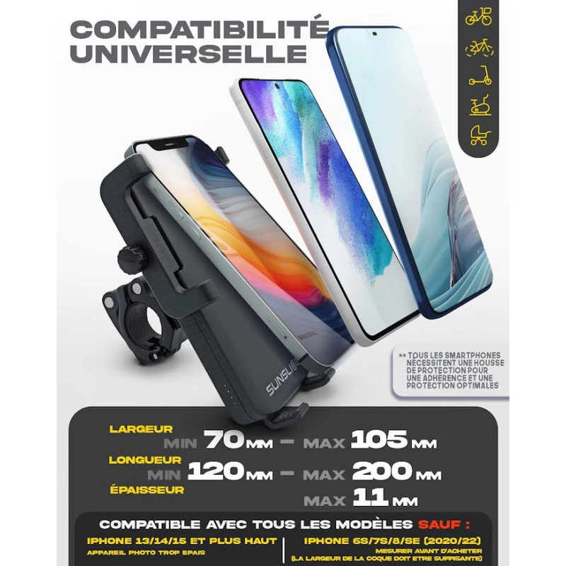 Portabicicletas recargable "Cyclotron 5000mAh" Sunslice 5 Portabicicletas recargable Cyclotron 5000mAh Sunslice 88105