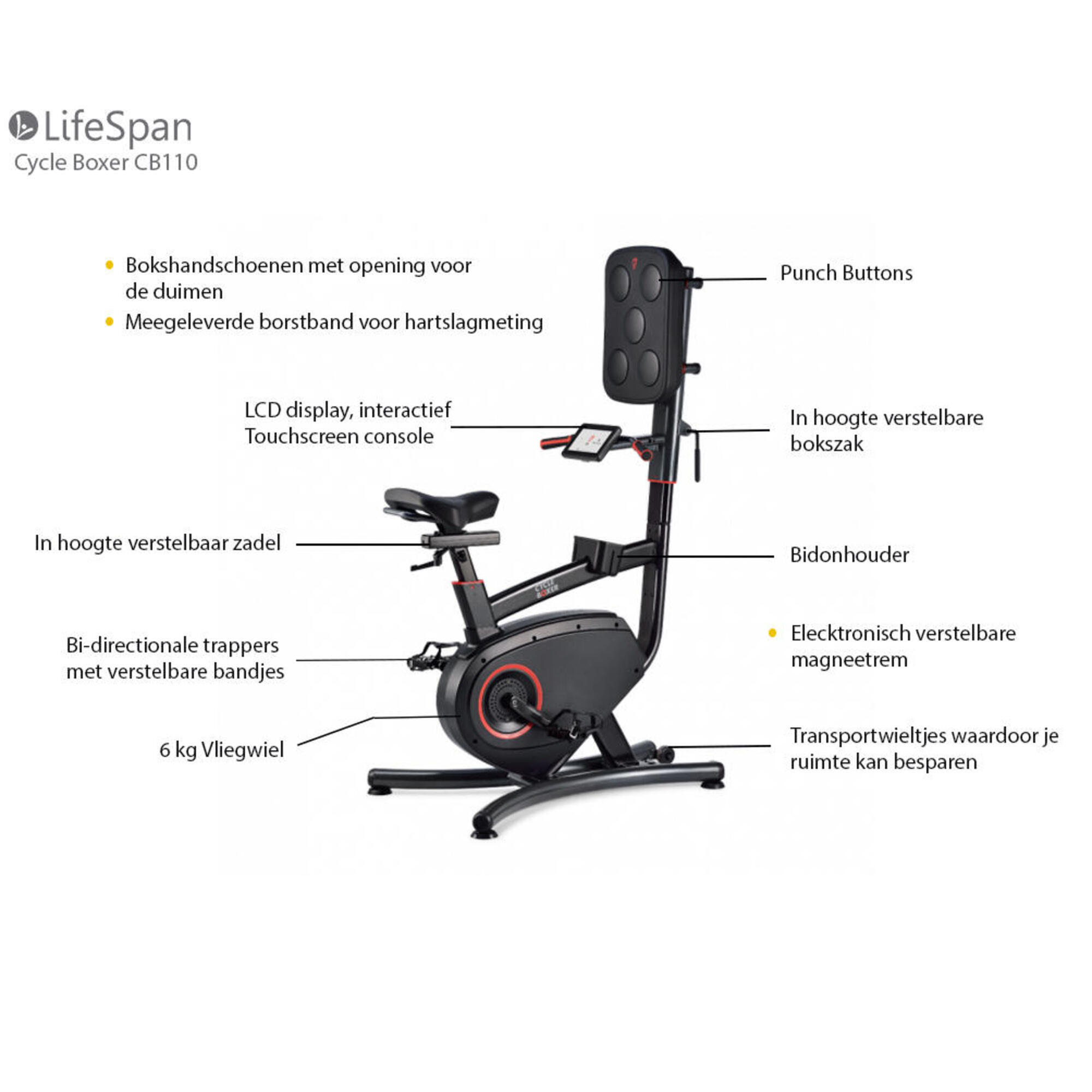 Box-trainer CB110" exercise bike LifeSpan Fitness 5 Box trainer CB110 LifeSpan Fitness 70716