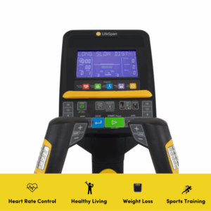 Entrenador elíptico E5i+" entrenador elíptico LifeSpan Fitness 13 Velo elíptico profesional Entrenador elíptico E5i Autogenerador LifeSpan Fitness 26574