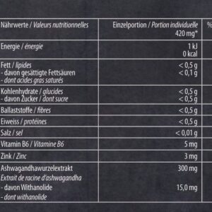 Valuesnutritrives Ashwagandha 120caps Powerfood One 1