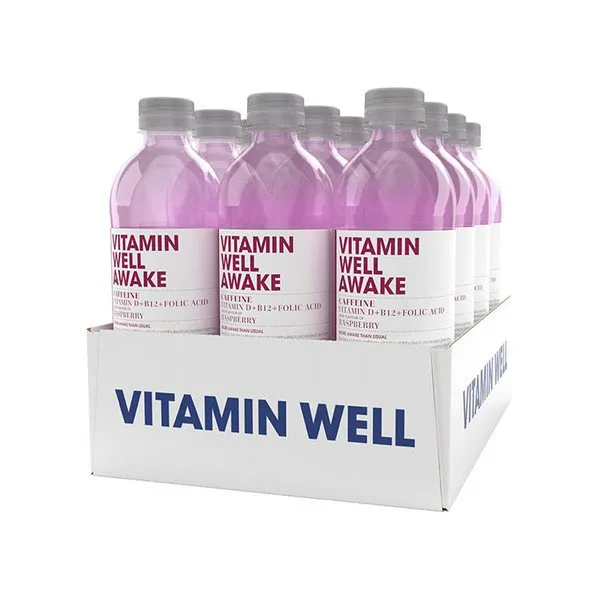 Awake 500ml Vitamin Well (lot de 12) | Date Courte 1 Awake 500ml Vitamin Well lot de 12 34404