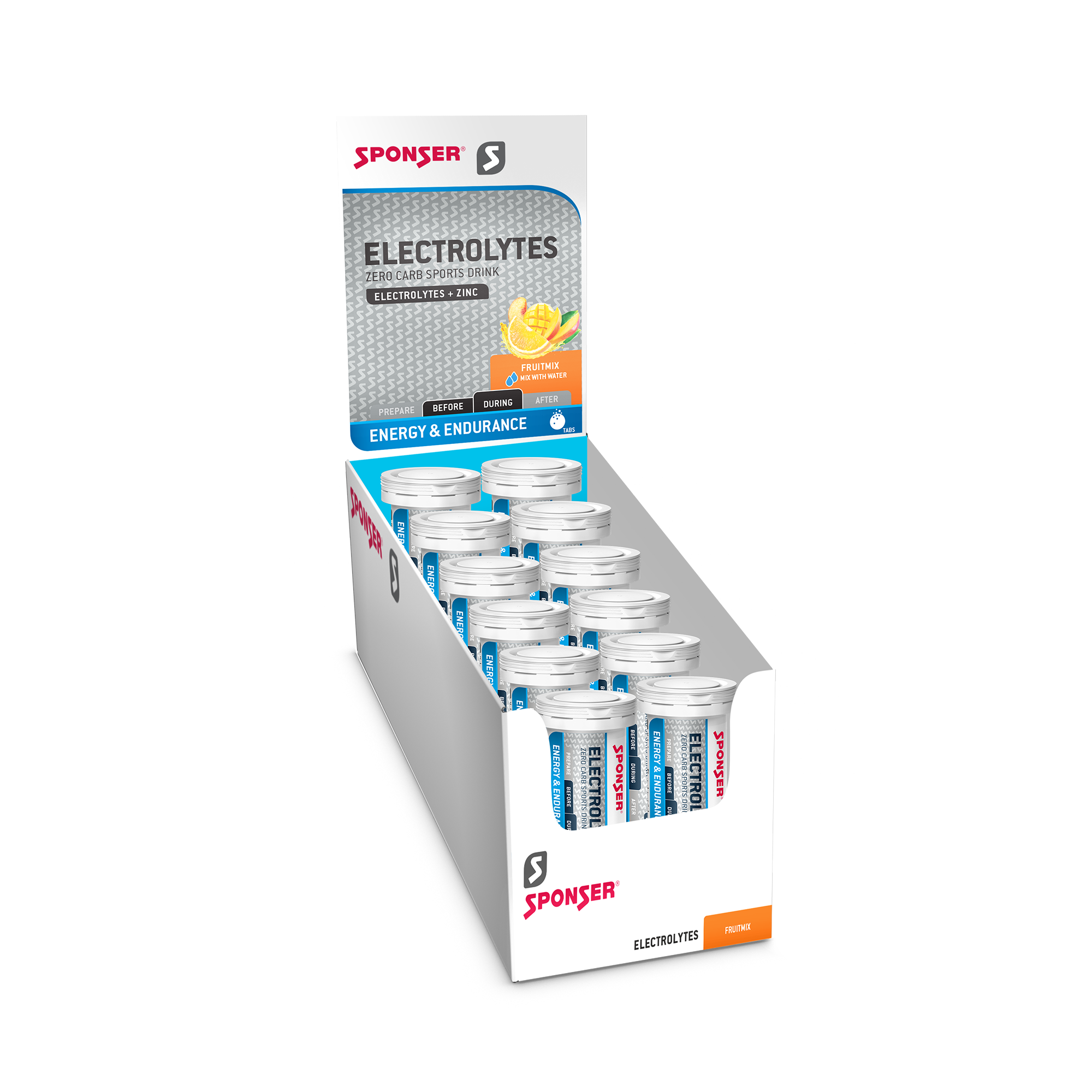 Electrolytes 10tabs Sponser (lot de 12) 1 Electrolytes 10tabs Sponsor lot de 12 38089