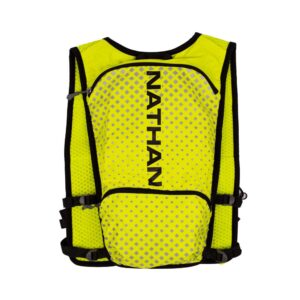 QuickStart 2.0" reflective 4L trail vest Nathan 7 Nathan QuickStart 2.0 4L reflective trail hydration vest 35478