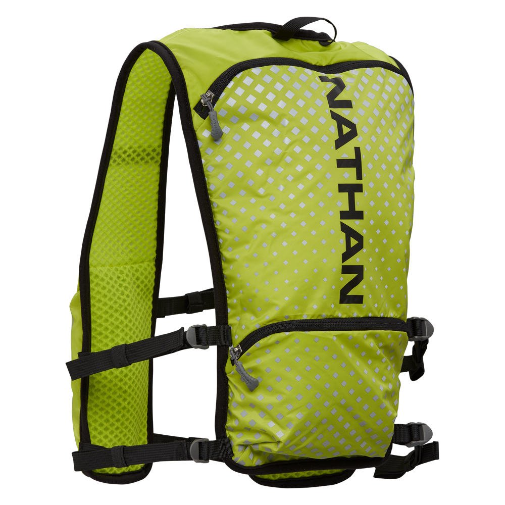 QuickStart 2.0" reflective 4L trail vest Nathan 1 Nathan 3702 QuickStart 2.0 4L reflective trail hydration vest