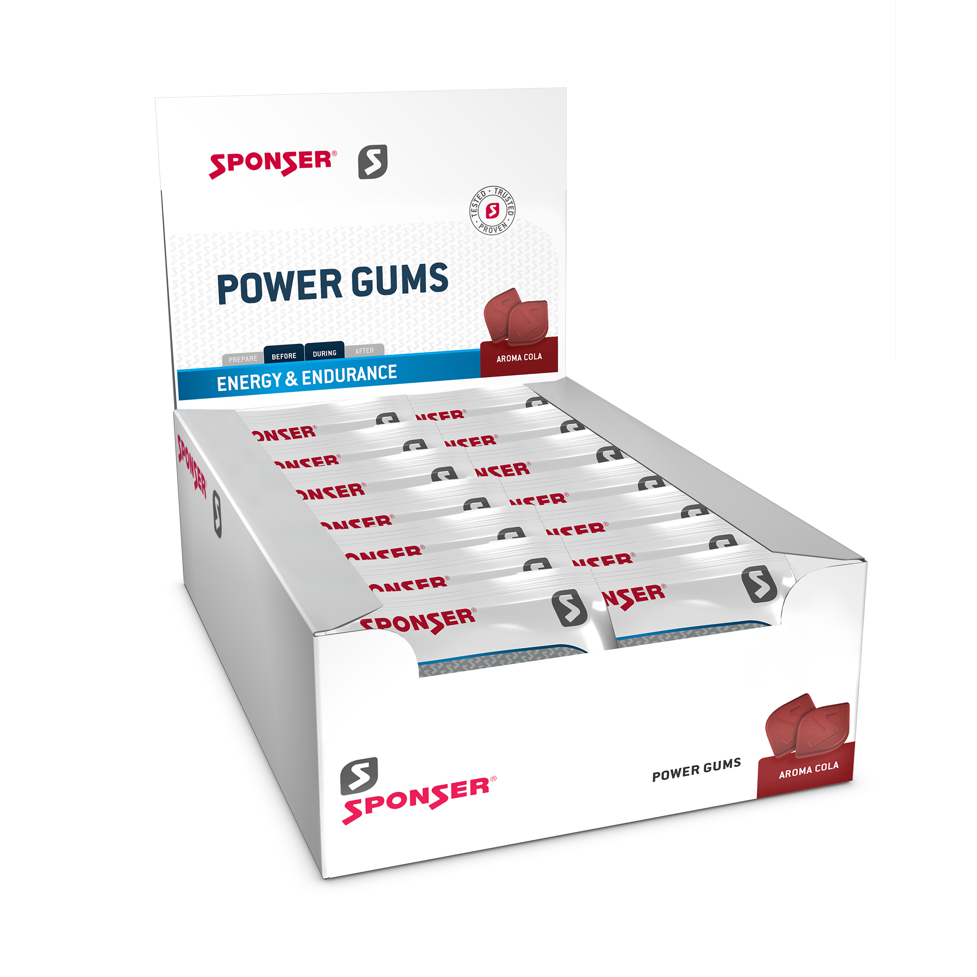 Power Gums 75g Sponser (lot de 20) - Cola | Date Courte 1 Power Gums 75g Sponsor lot de 20 92019