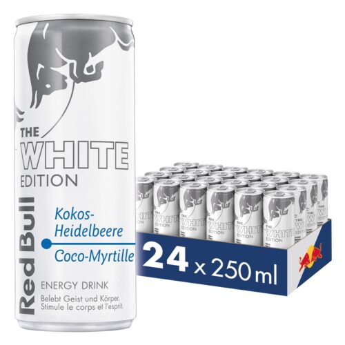 Red Bull Energy Drink White Edition 250ml lot de 24 8622