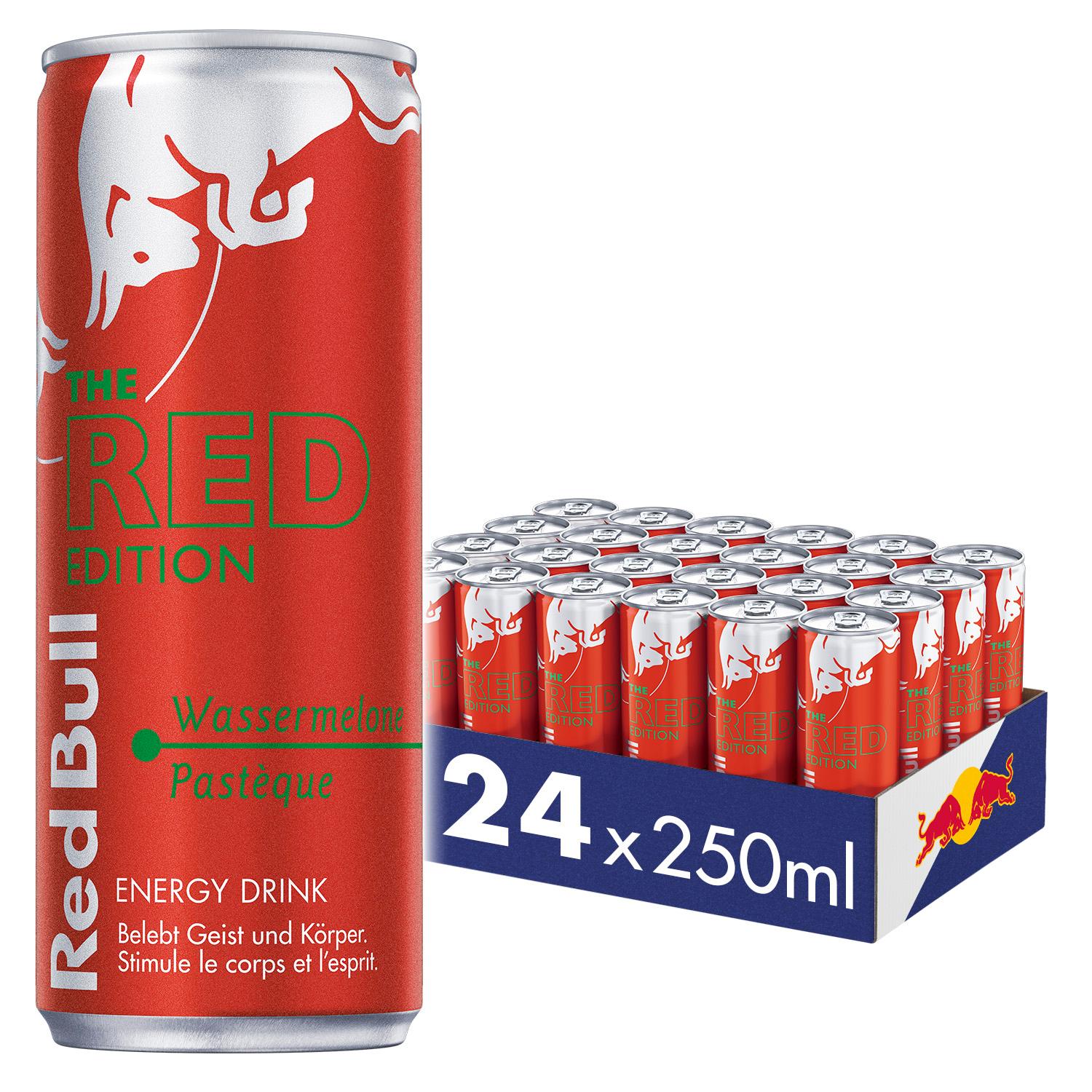 Red Bull Energy Drink Red Edition 250ml (verpakking van 24) 1 Redbull Energy Drink Red Edition 250ml verpakking van 24 63853